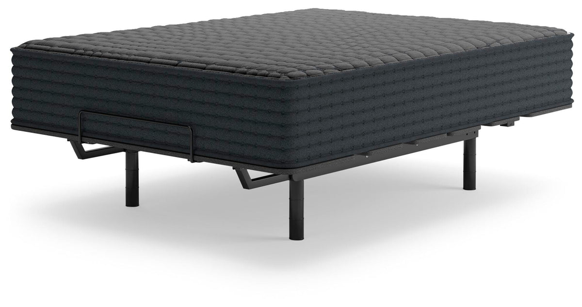 Gray 1200 Hybrid King Mattress in Gray, angle view