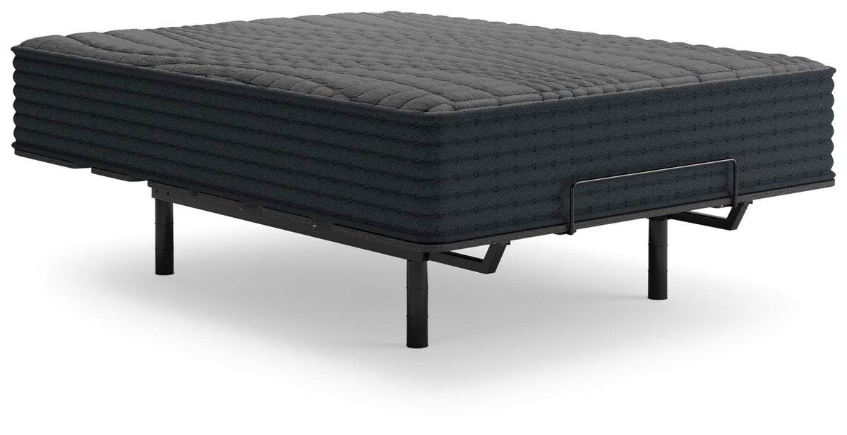 Gray 1200 Hybrid King Mattress in Gray, angle view