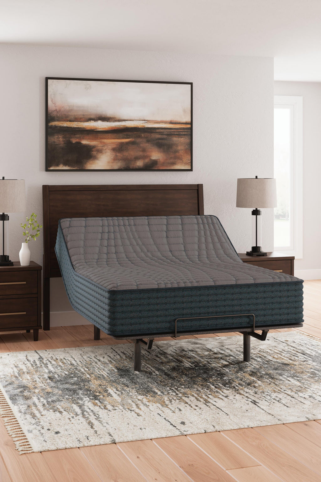 Gray 1200 Hybrid King Mattress in Gray, alternate view 11