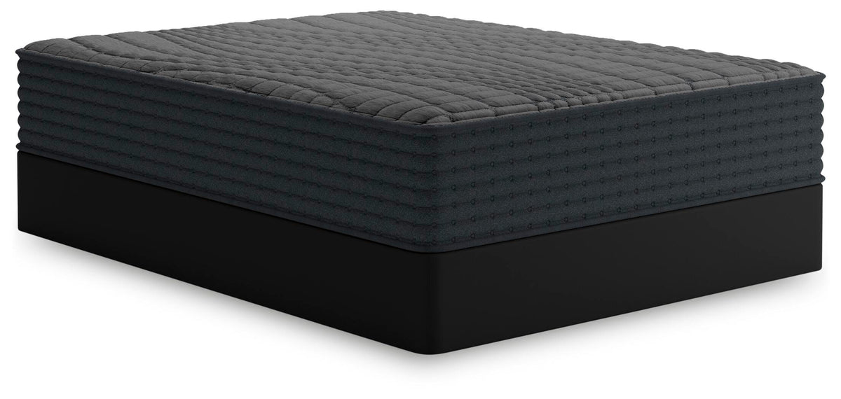Gray 1200 Hybrid King Mattress in Gray, angle view