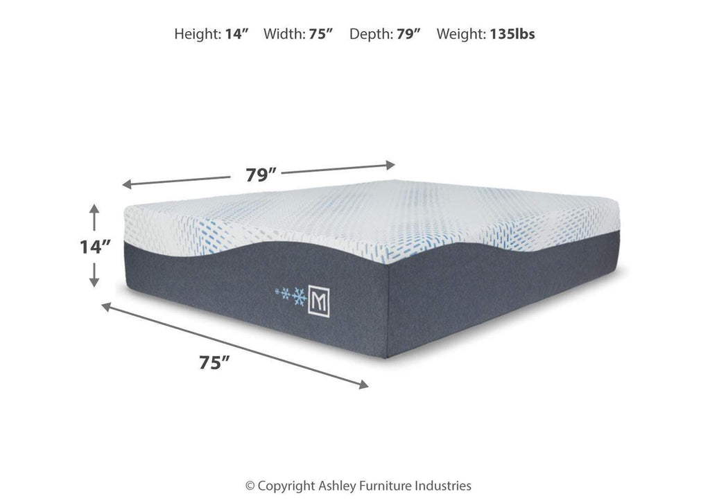 Millennium Luxury Gel Memory Foam California King Mattress dimensions