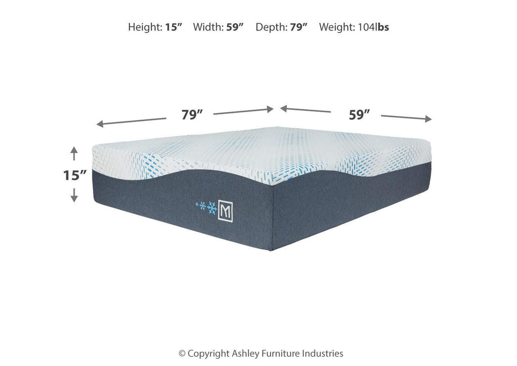 Millennium Luxury Plush Gel Latex Hybrid Queen Mattress dimensions