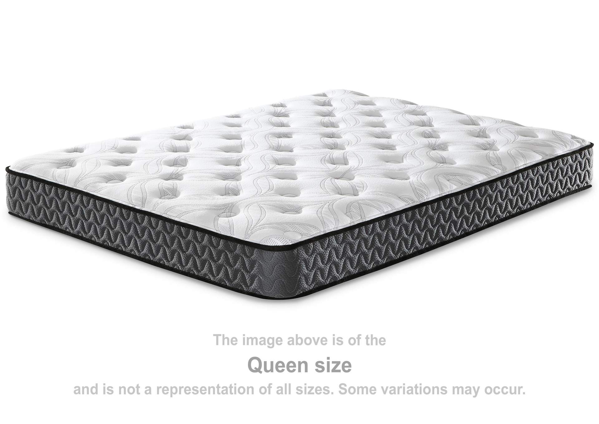 8 Inch Bonnell Hybrid Full Mattress angled view
