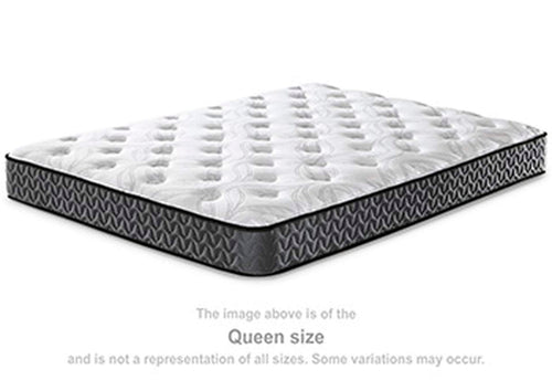 8 Inch Bonnell Hybrid Twin Mattress angled view