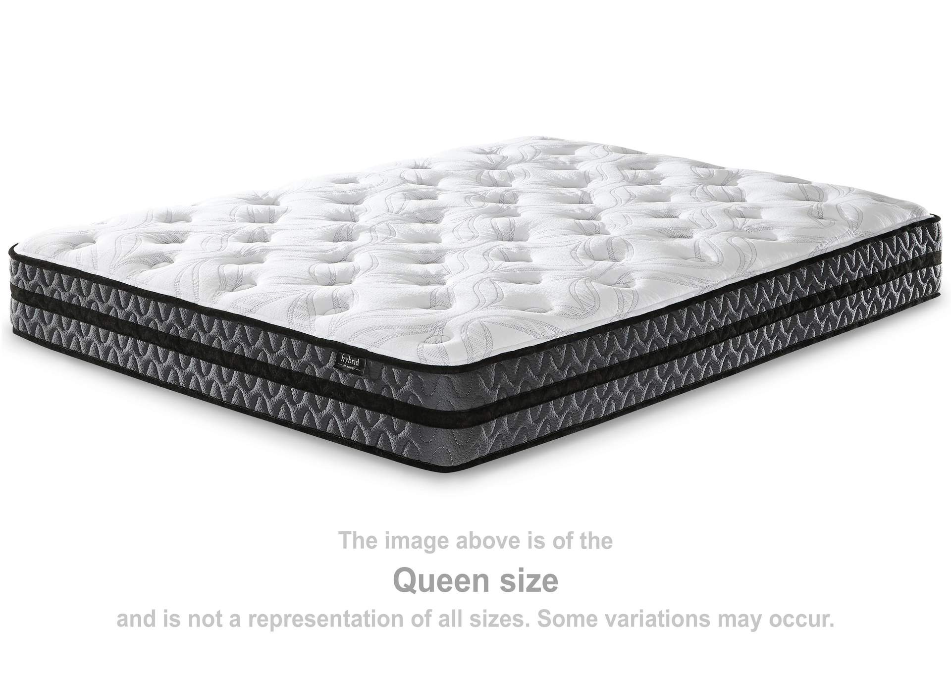 10 Inch Pocketed Hybrid Twin Mattress angled view