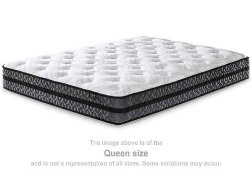 10 Inch Pocketed Hybrid Twin Mattress angled view