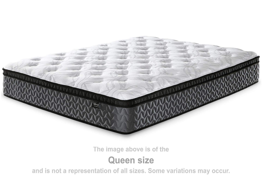 12 Inch Pocketed Hybrid Full Mattress angled view
