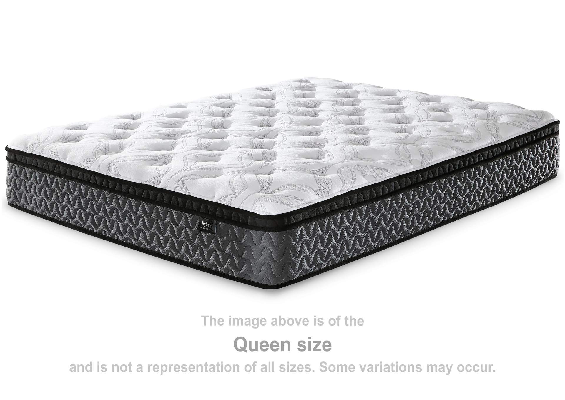 12 Inch Pocketed Hybrid Full Mattress angled view