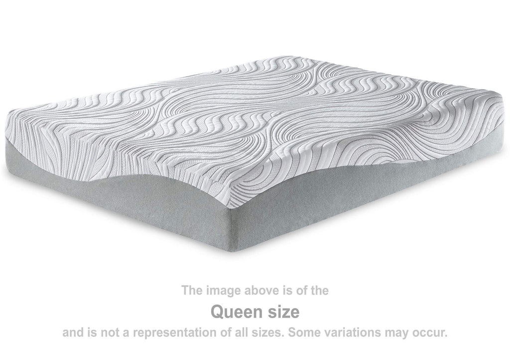 12 Inch Memory Foam Twin Mattress angled view
