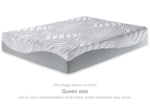 12 Inch Memory Foam Twin Mattress angled view