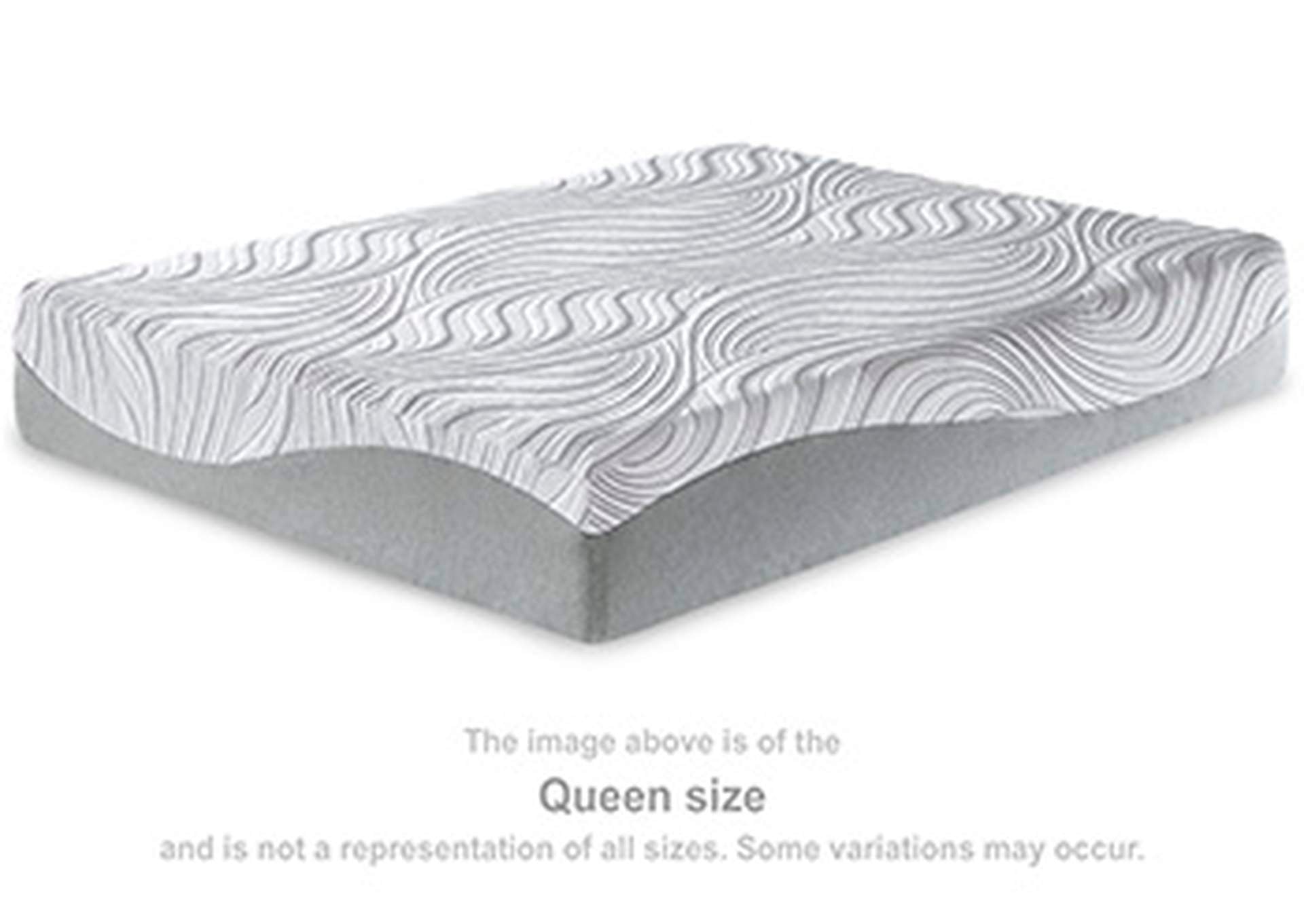 12 Inch Memory Foam Twin Mattress angled view