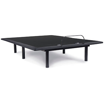 Head Up Only Foundation Queen Adjustable Head Base in Charcoal Gray