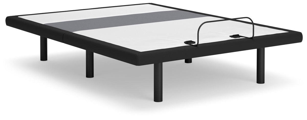Best Base with Lumbar and Audio Full Adjustable Head Base in Charcoal Gray, angle view