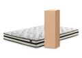 Calverson Full Platform Bed with Chime 8 Inch Firm Innerspring Mattress