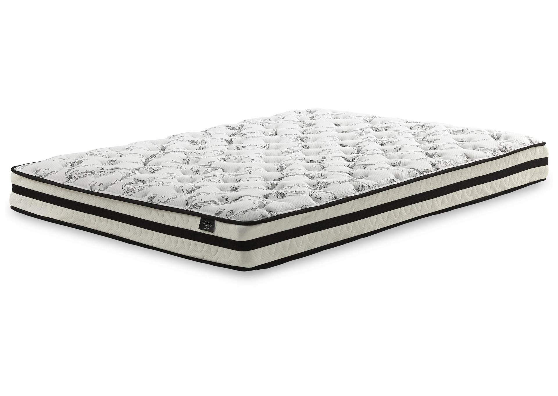 Alisdair Full Sleigh Bed with 8" Chime Innerspring Mattress
