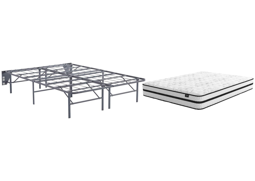 Chime 10 Inch Hybrid Full Mattress with Foundation