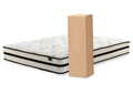 Calverson Full Platform Bed with Chime 10 Inch Medium Hybrid Mattress