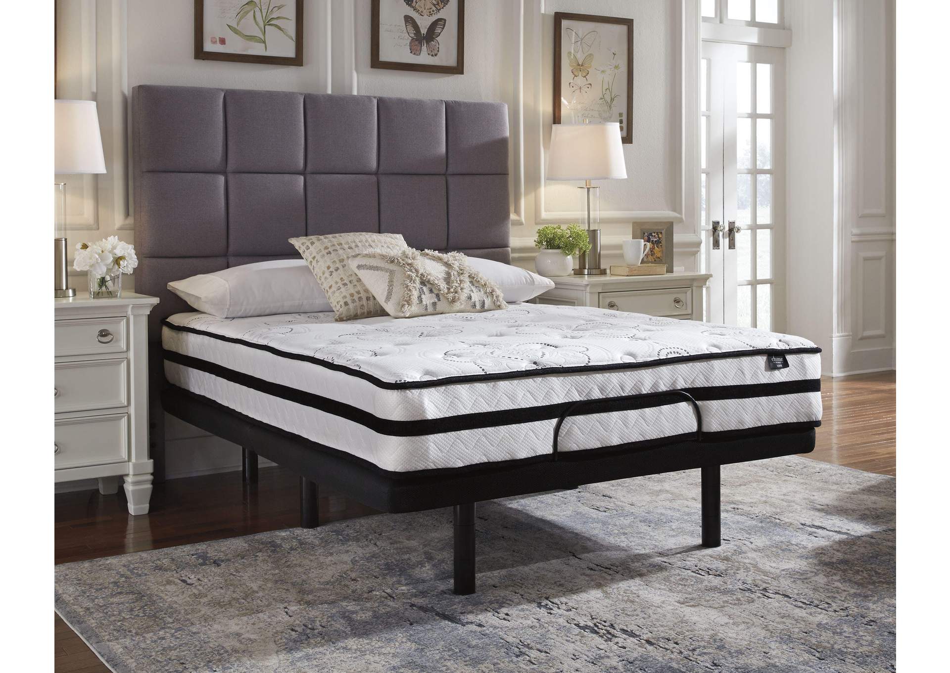 Chime 10 Inch Hybrid Full Mattress in a Box room view