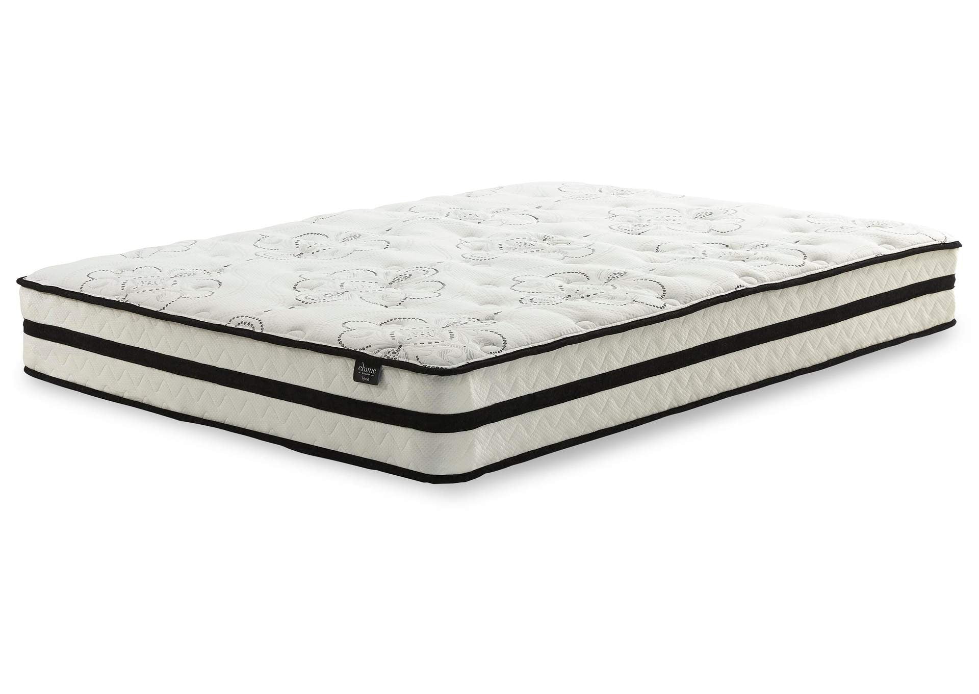 Chime 10 Inch Hybrid Queen Mattress with Foundation
