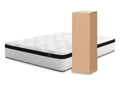 Willowton Queen Panel Bed with Chime 12" Hybrid Mattress