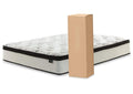 Socalle Twin Platform Bed with Chime 12 Inch Plush Hybrid Twin Mattress
