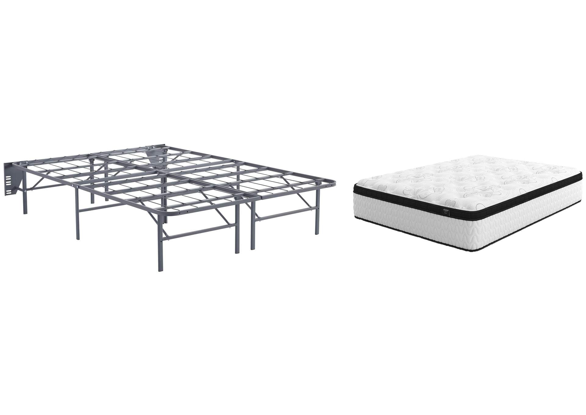 Chime 12 Inch Hybrid Full Mattress with Foundation