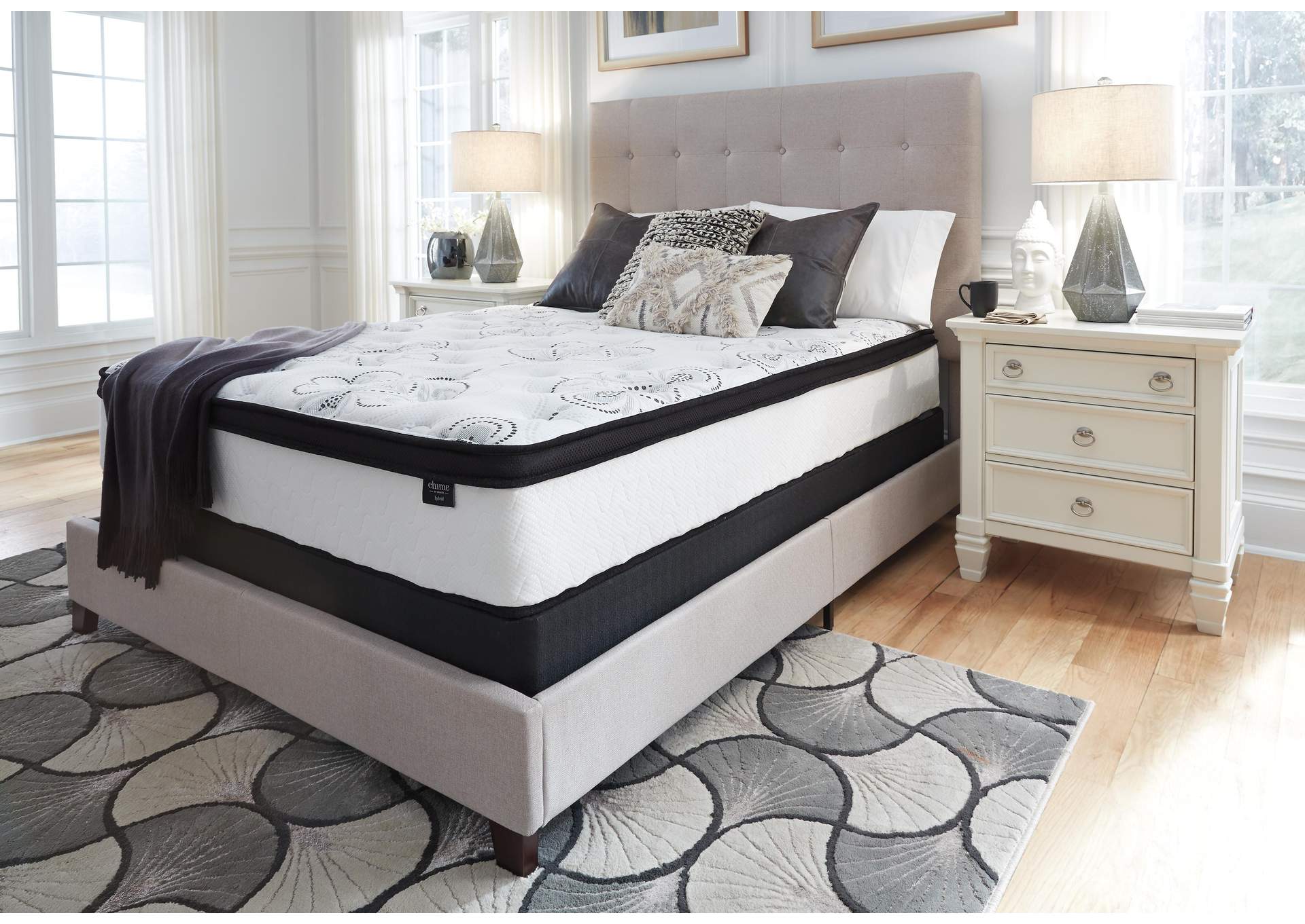 Chime 12 Inch Hybrid California King Mattress in a Box