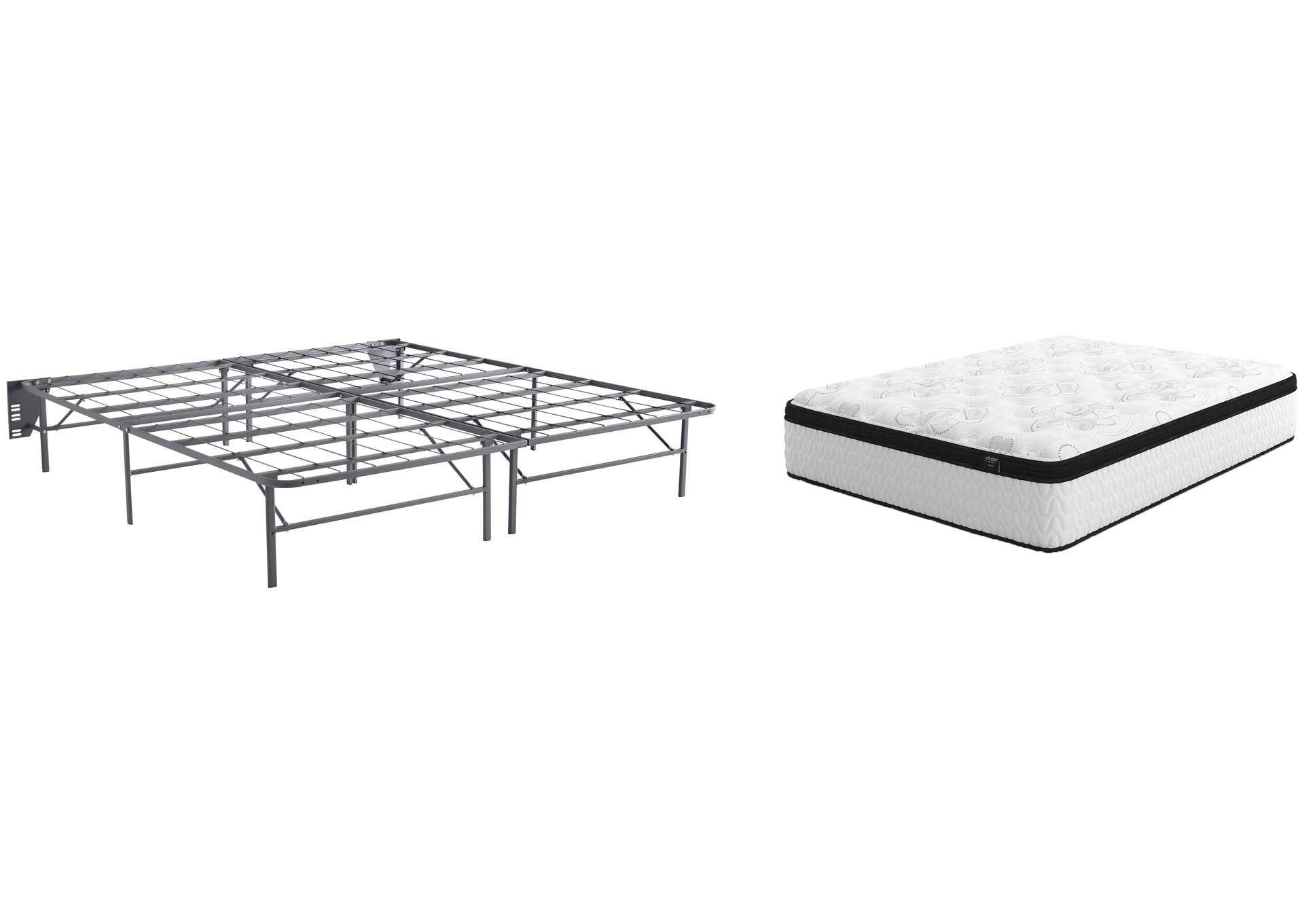 Chime 12 Inch Hybrid King Mattress with Foundation