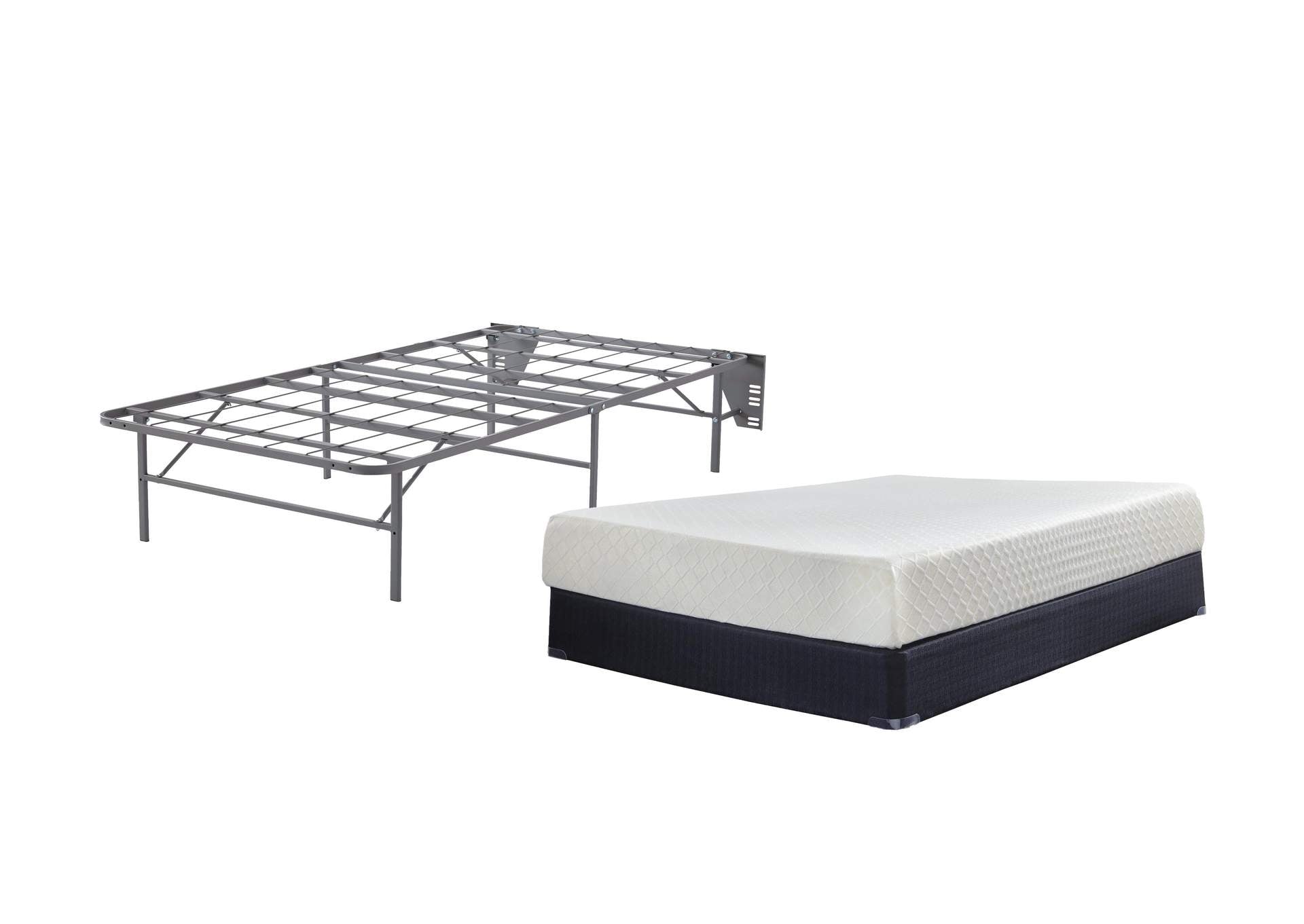 10 Inch Chime Memory Foam Mattress with Foundation