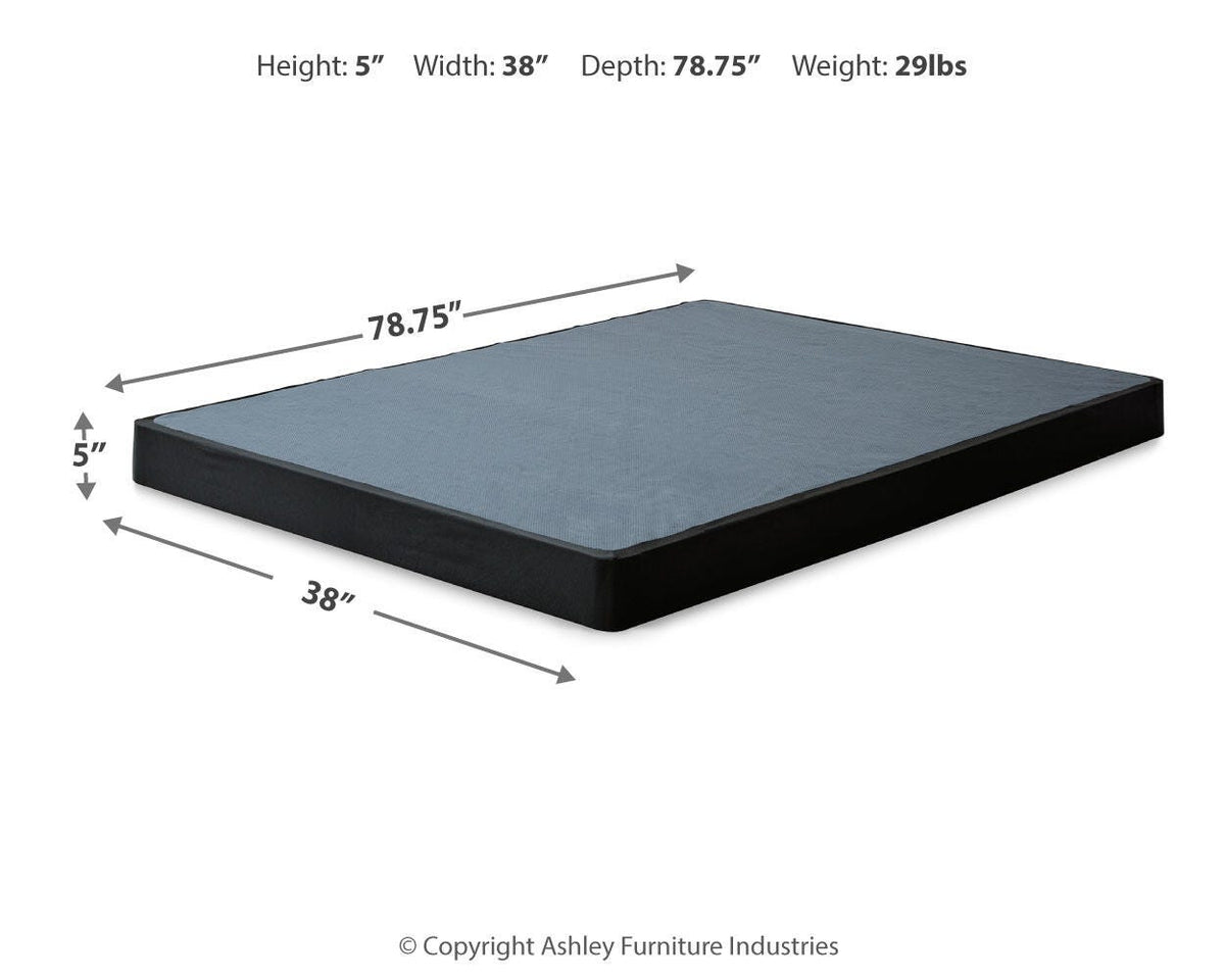 Low Profile Twin XL Foundation in Black, alternate view 5