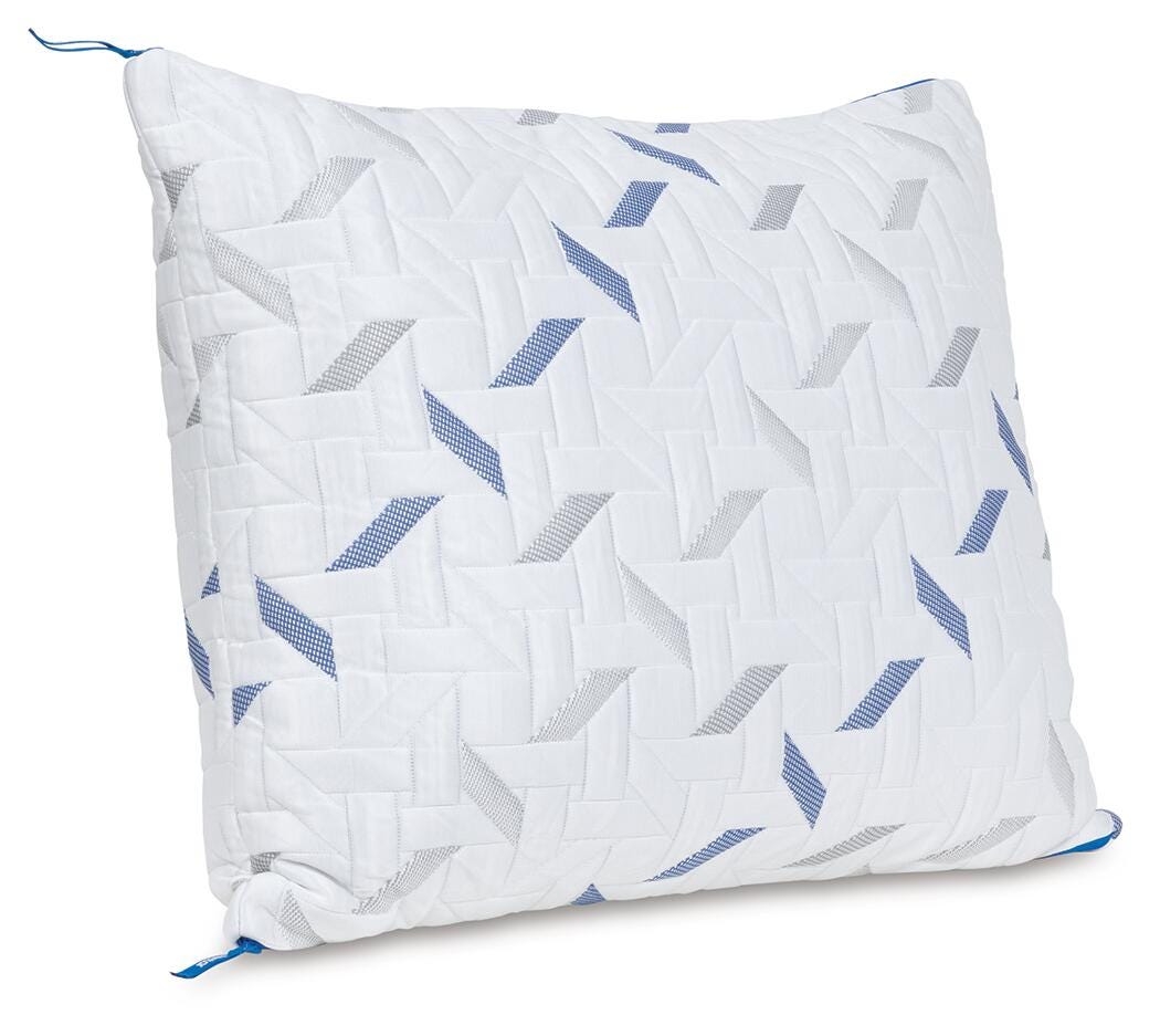 Nectar Classic Pillow in White, angle view