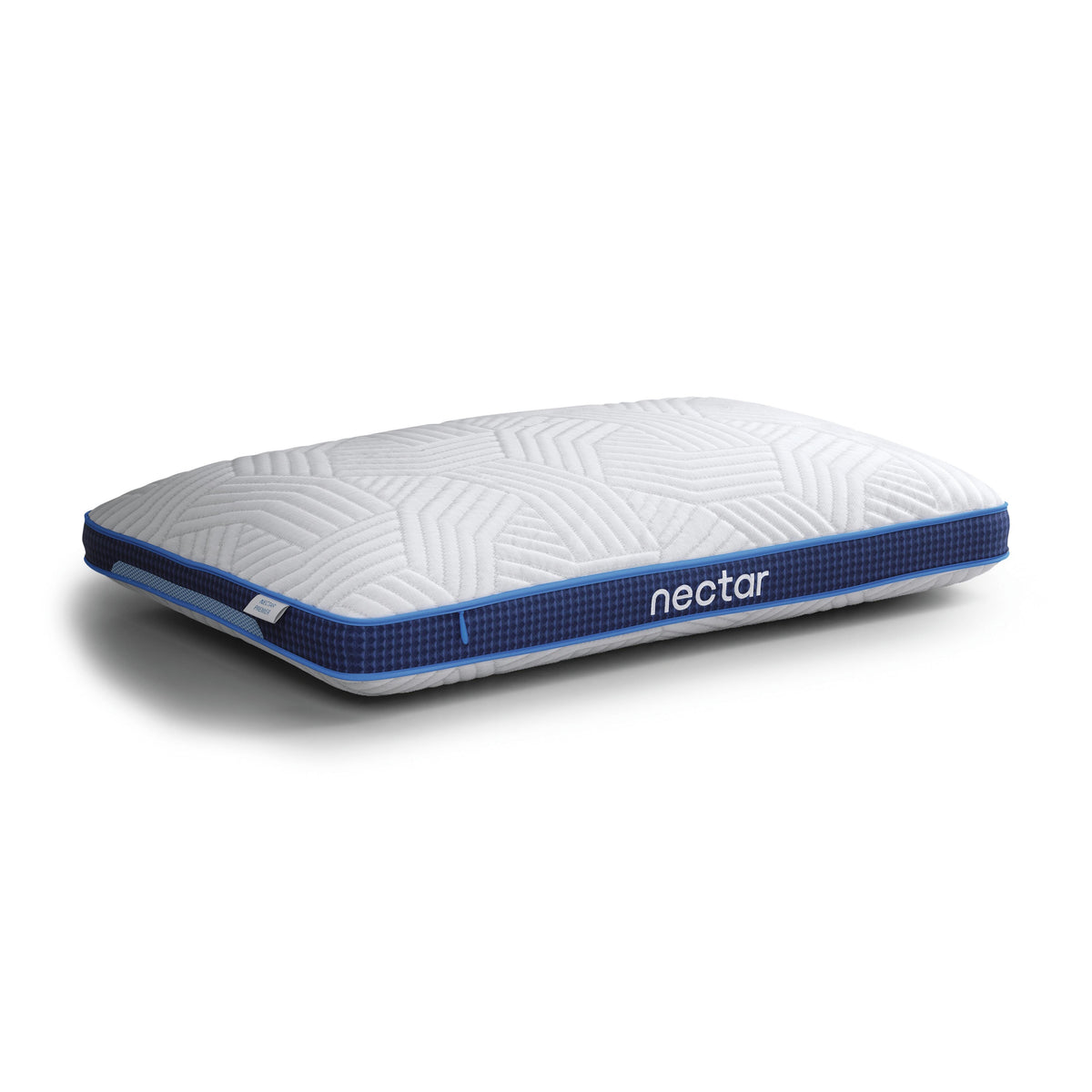 Nectar Premier Pillow (Set of 4) in White, angle view