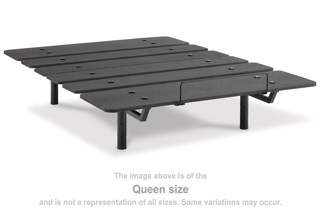 Cosmic Power Base Twin XL Adjustable Base in Black, alternate view 2