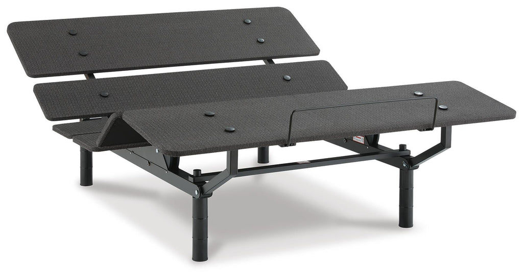 Cosmic Power Base Queen Adjustable Base in Black, alternate view 4