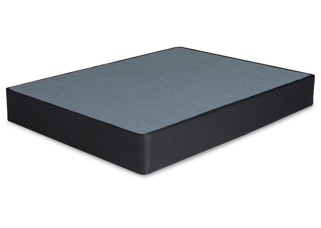 Chime 12 Inch Hybrid California King Mattress and Foundation Set angled view