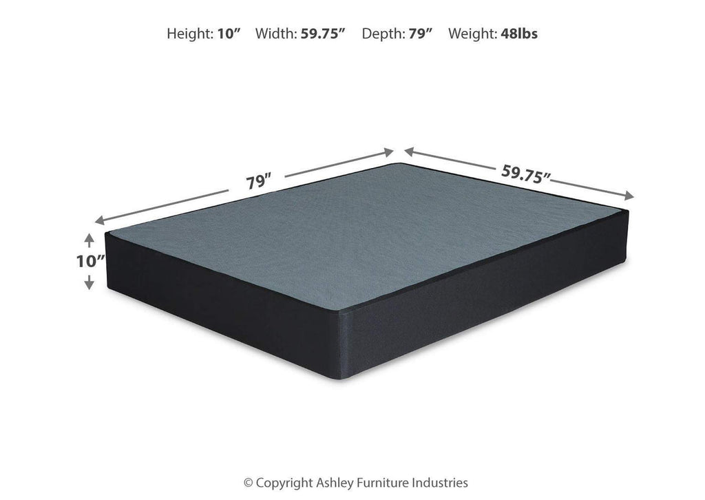 Chime 12 Inch Hybrid California King Mattress and Foundation Set dimensions