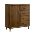 Malibu 4-Drawer Chest In Walnut