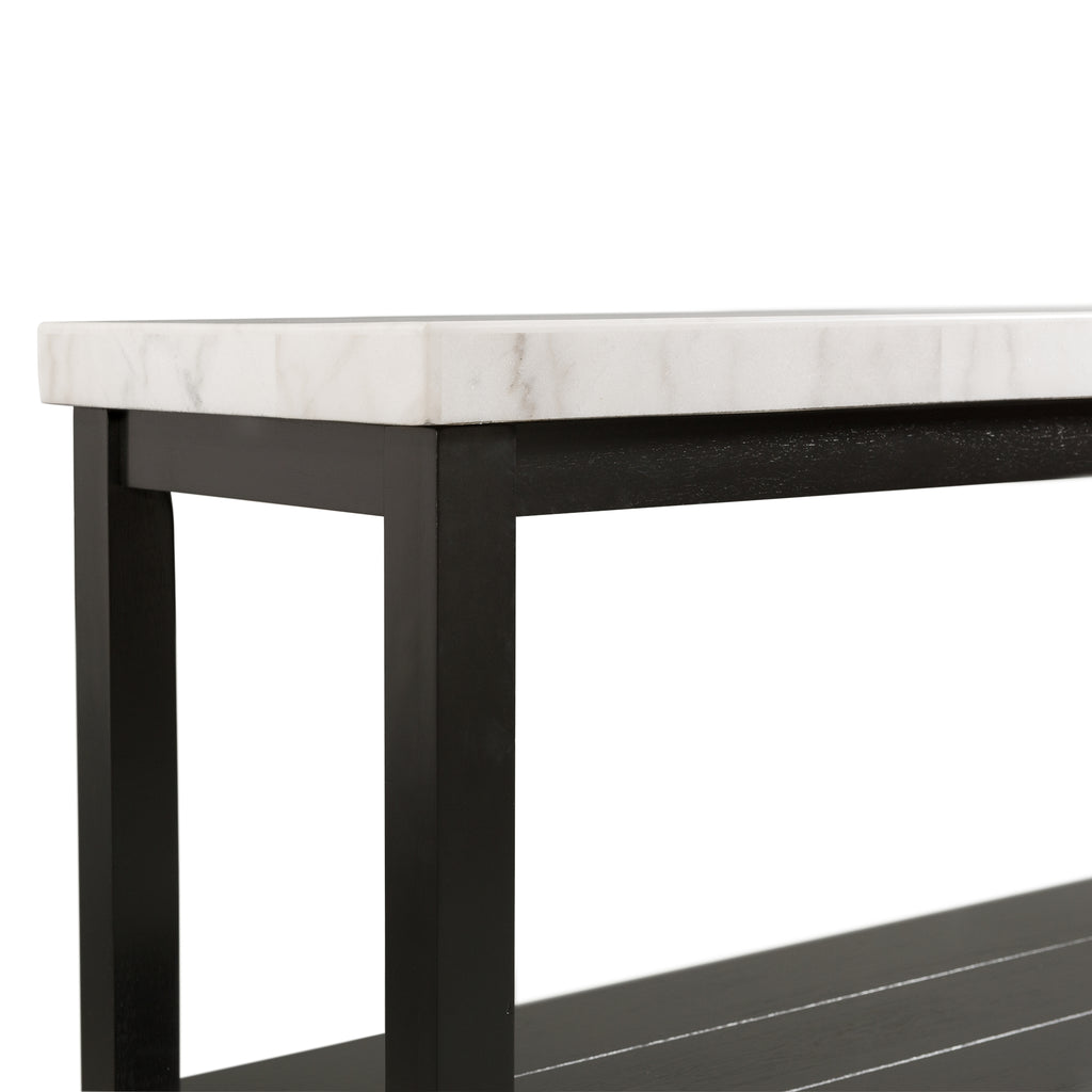 Marcello W/ White Top - Sofa Table