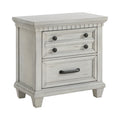 Mccoy 2-Drawer Nightstand With Usb In Antique White