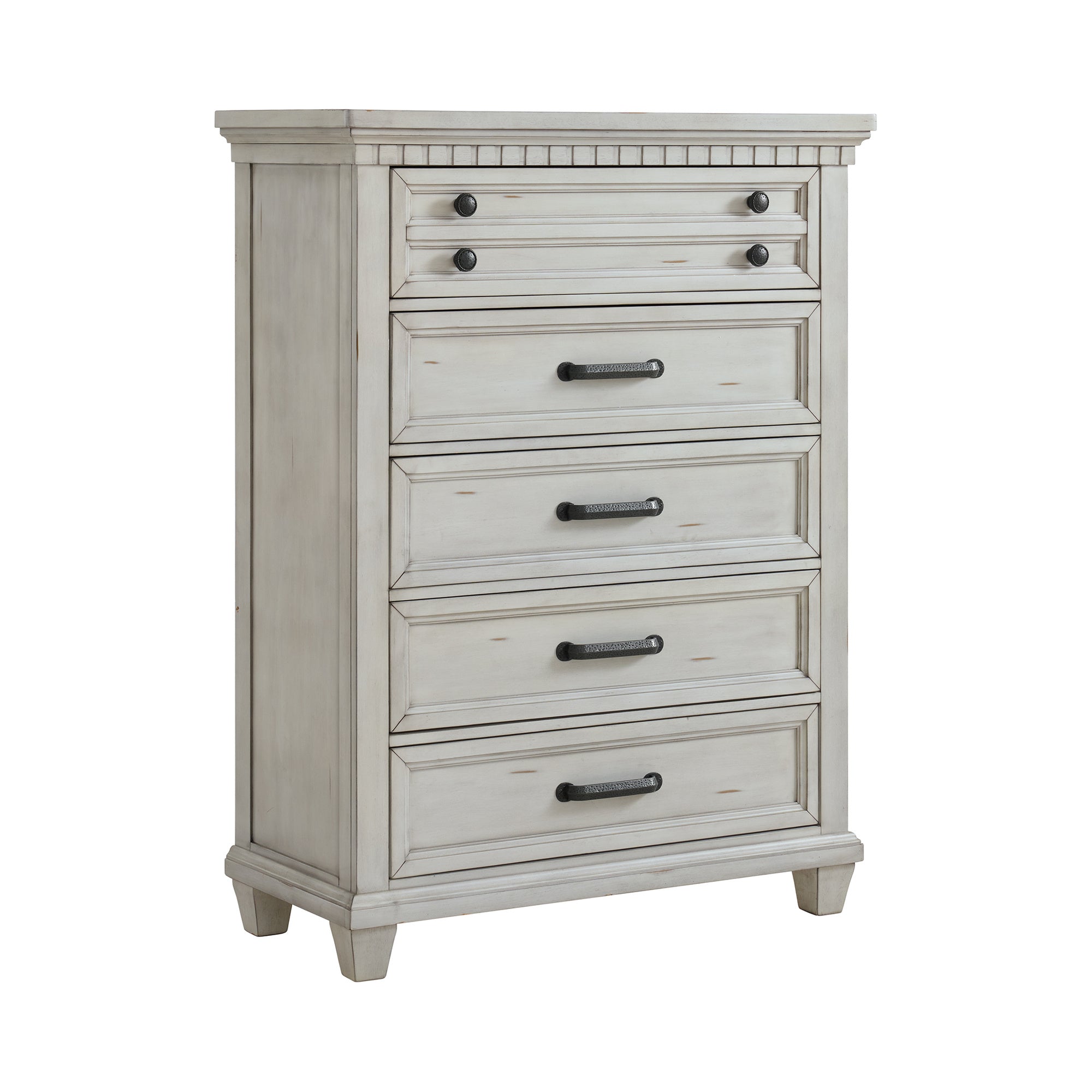 Mccoy 5-Drawer Chest In Antique White