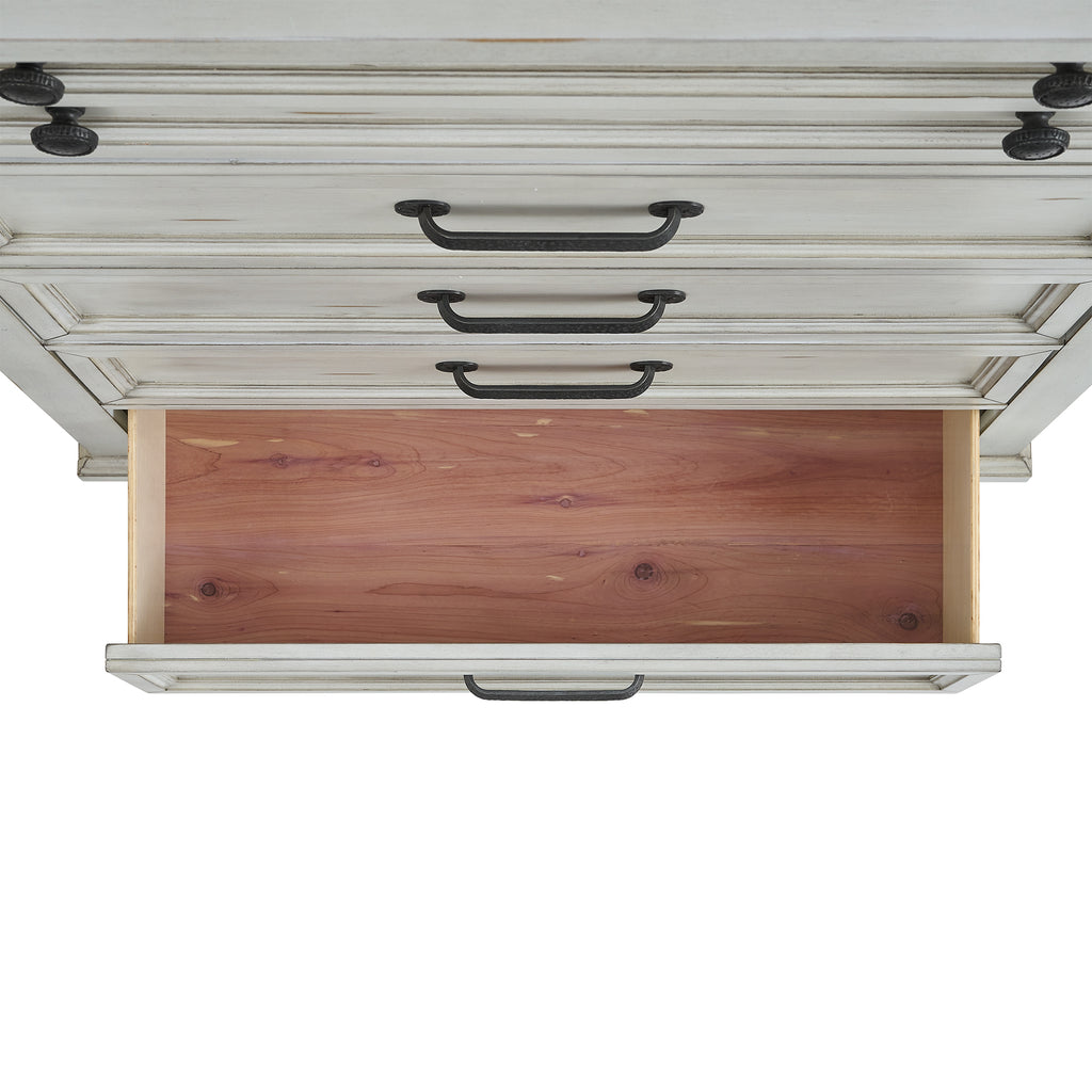 Mccoy 5-Drawer Chest In Antique White