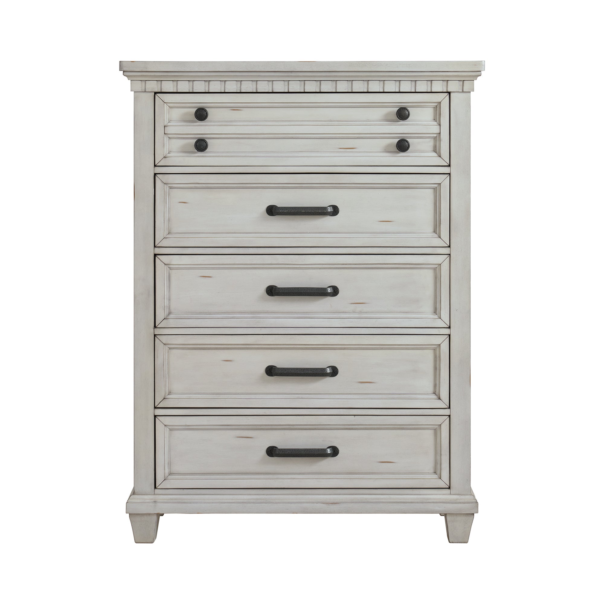 Mccoy 5-Drawer Chest In Antique White