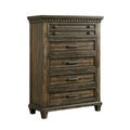 Mccoy 5-Drawer Chest In Charcoal