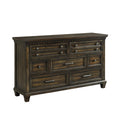 Mccoy 7-Drawer Dresser In Charcoal