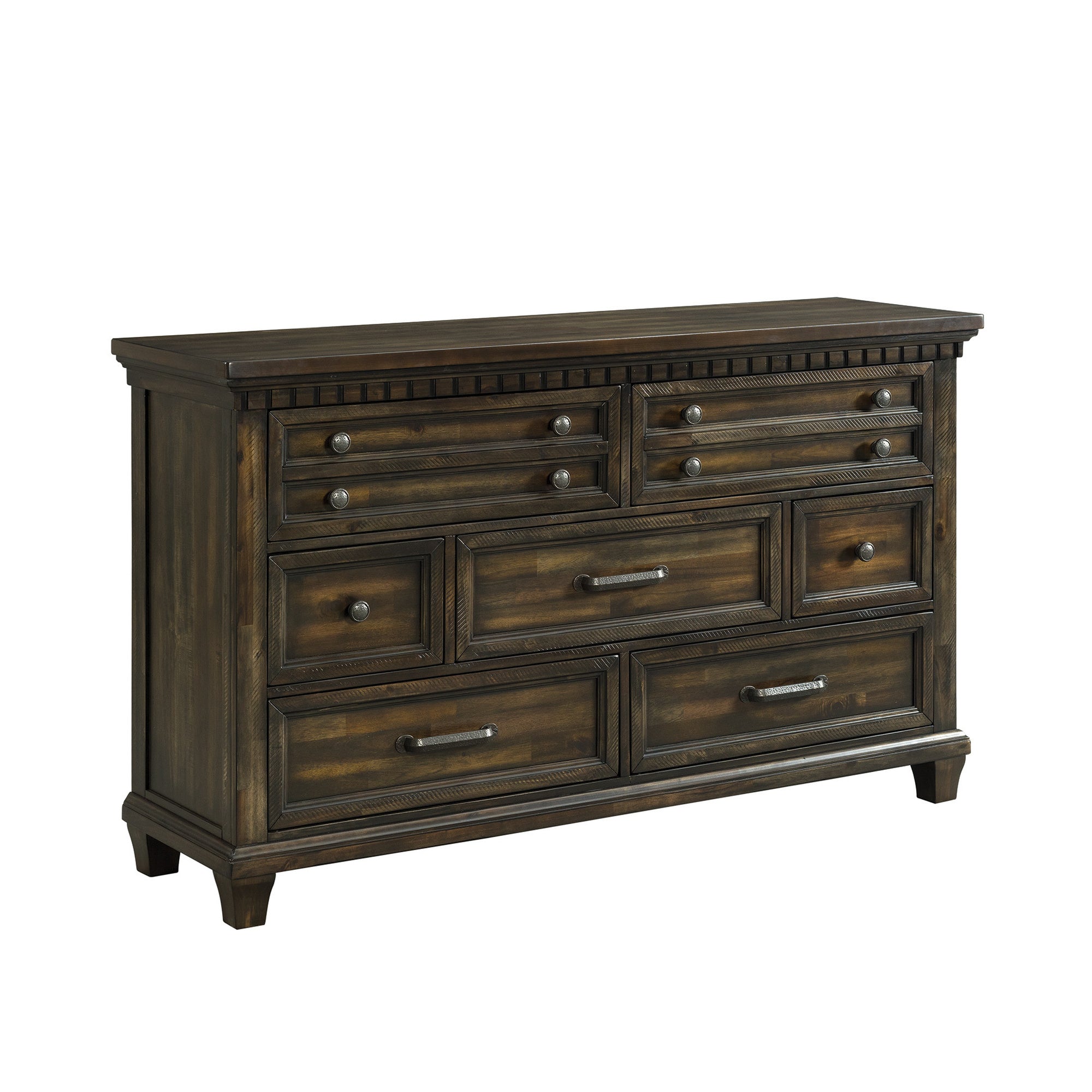 Mccoy 7-Drawer Dresser In Charcoal