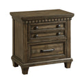 Mccoy 2-Drawer Nightstand With Usb In Charcoal