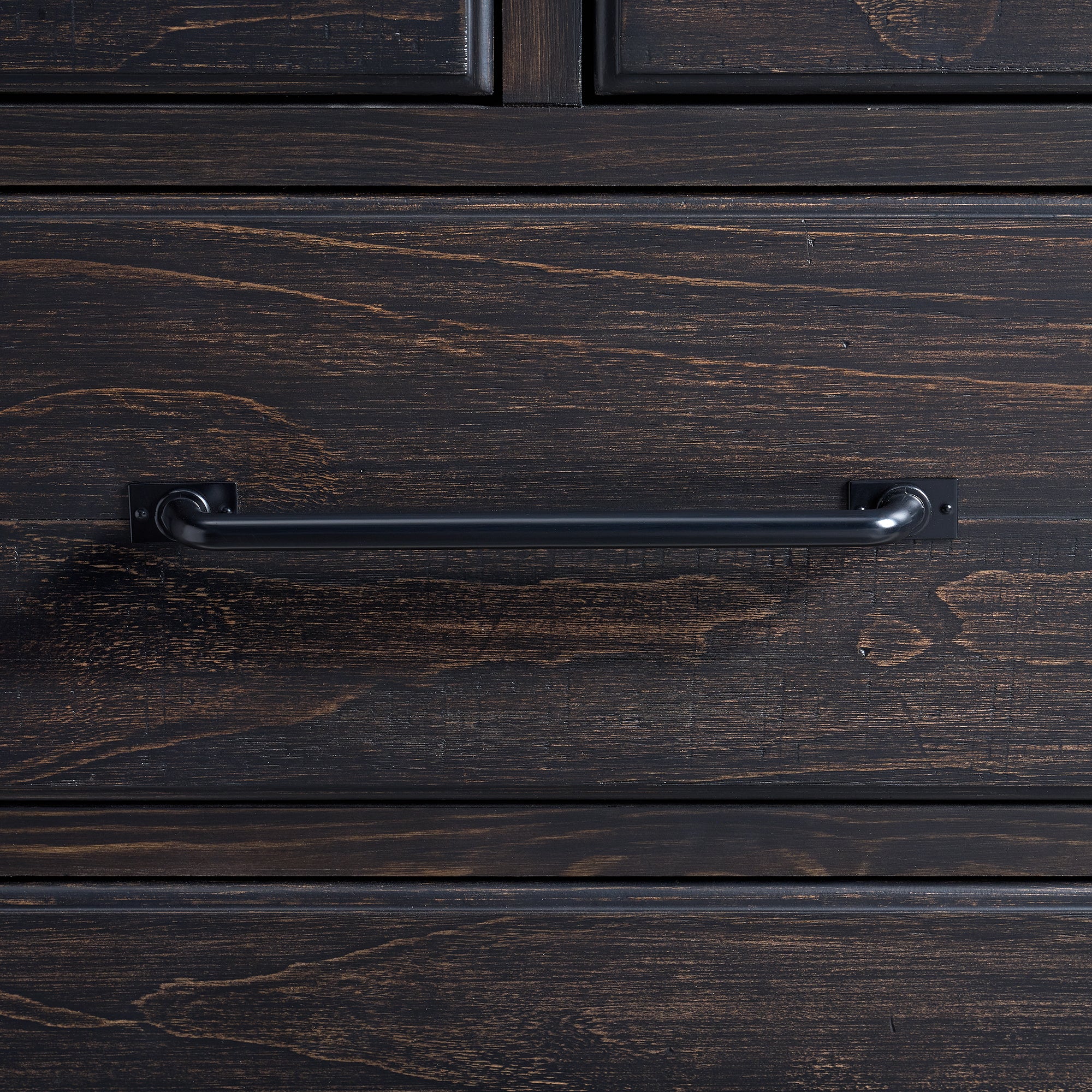 Montrose Nightstand With Charger & Sensor Light In Espresso & Brown