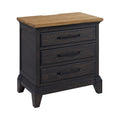 Montrose Nightstand With Charger & Sensor Light In Espresso & Brown