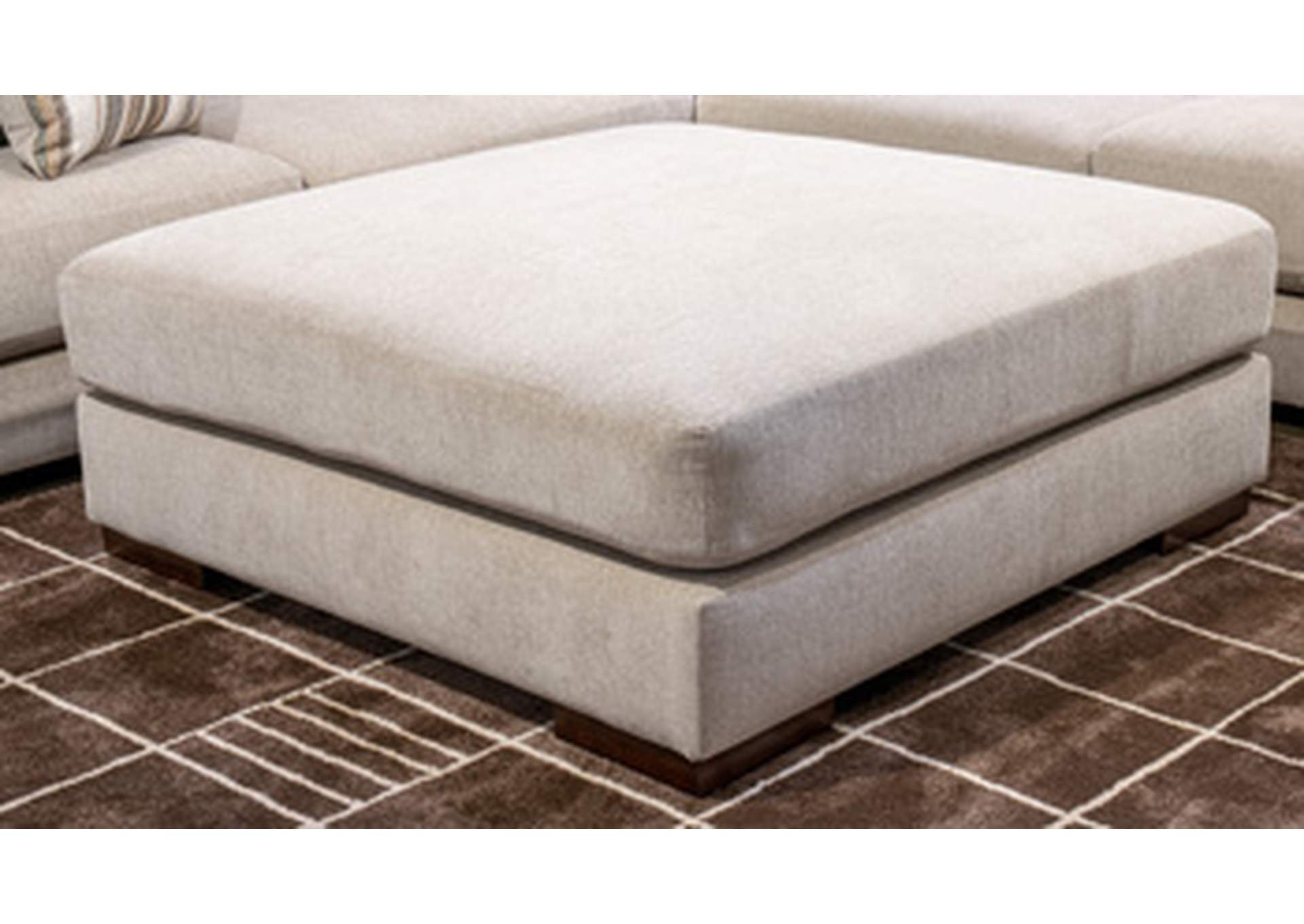 Linenhause Oversized Accent Ottoman