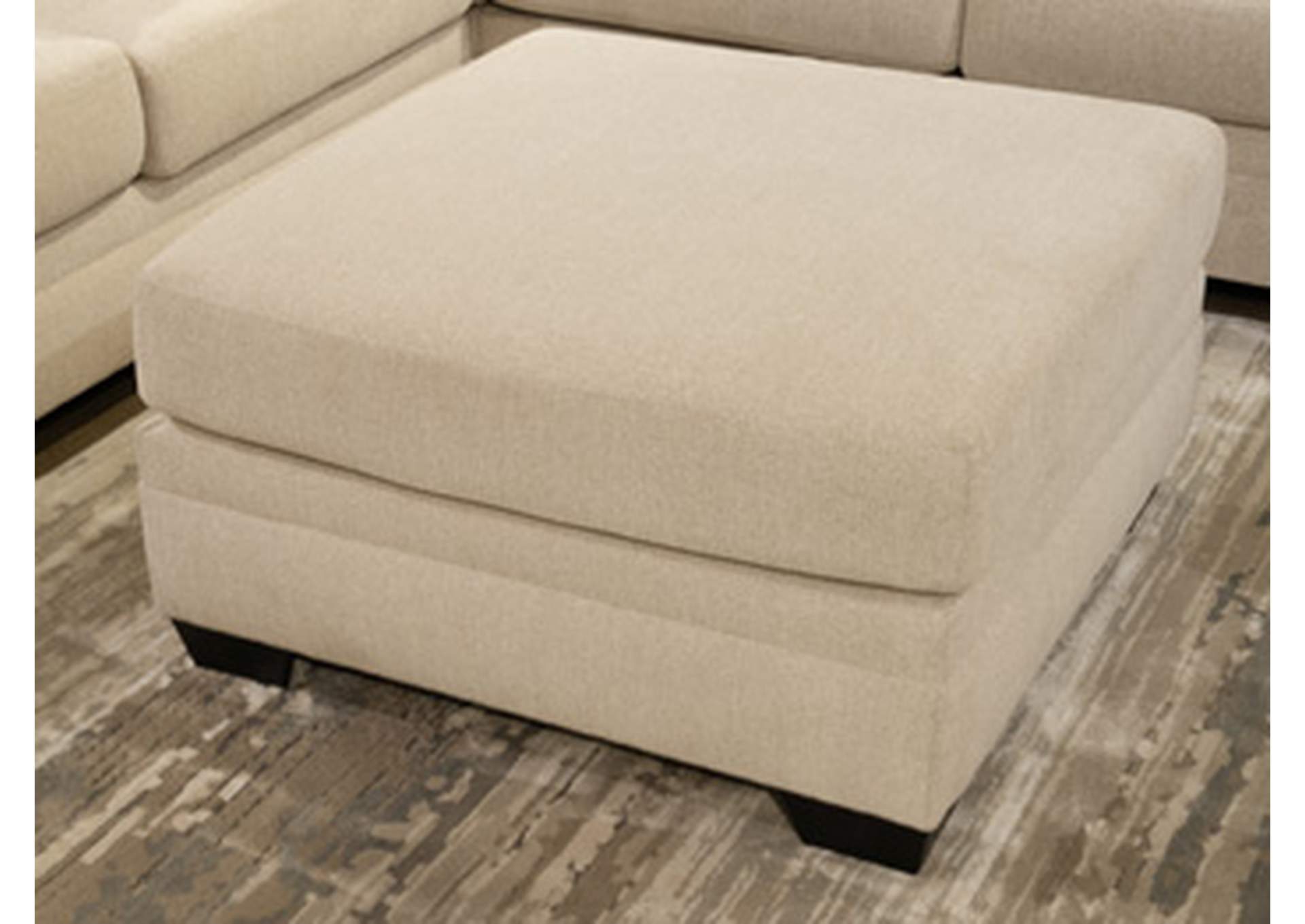 Mandi Point Oversized Accent Ottoman